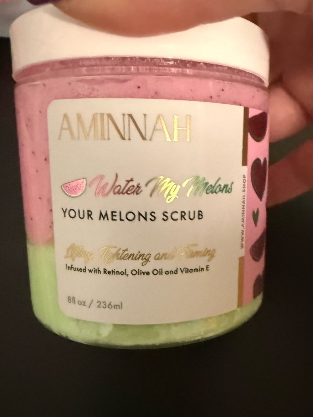 Beauty Bundle 3 piece set includes Aminnah watermelon scrub! All NWT - Picture 4 of 6